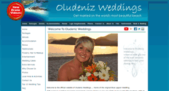Desktop Screenshot of oludenizweddings.com